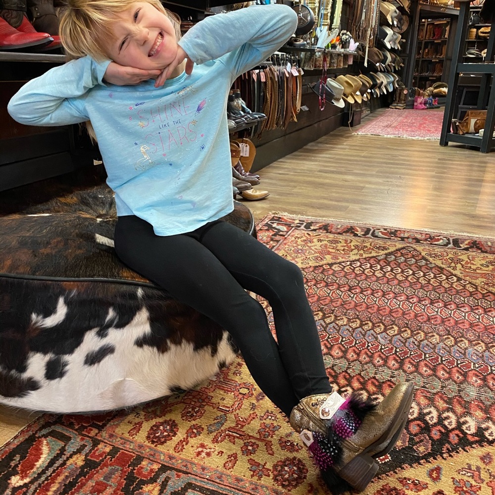 Kids boots, upcycled FRYE boots, boot bands